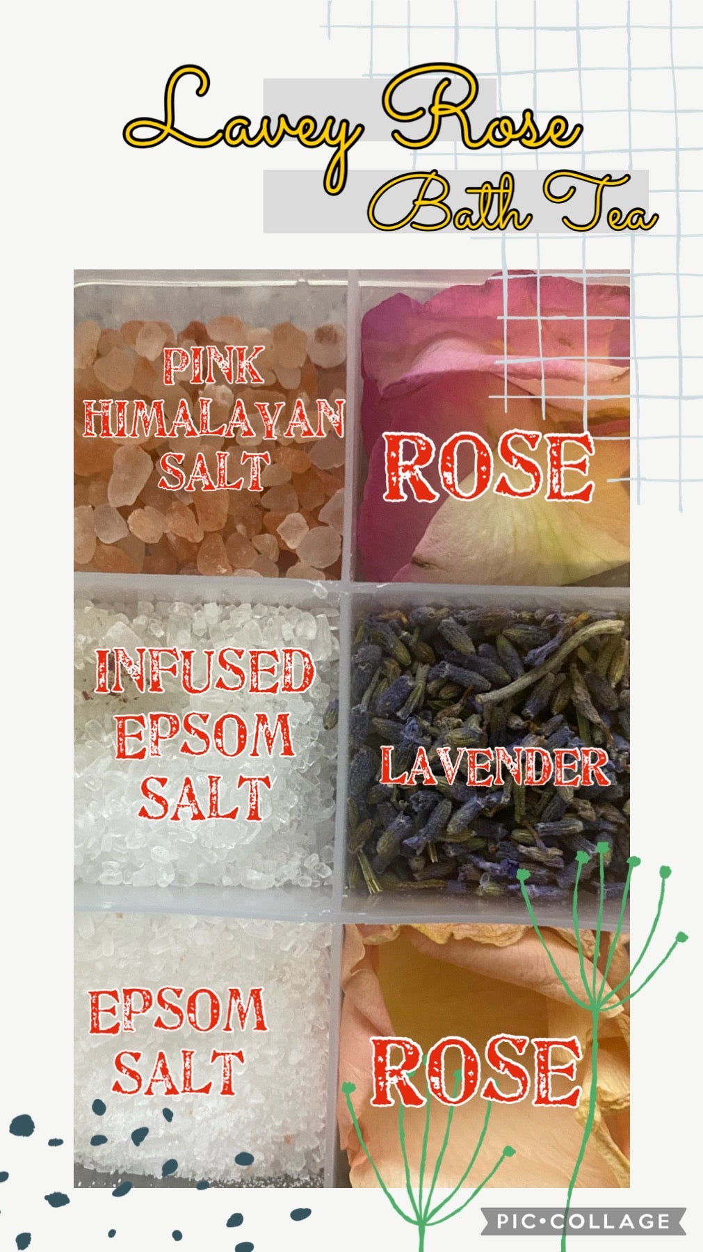 Lavey-Rose Bath Tea