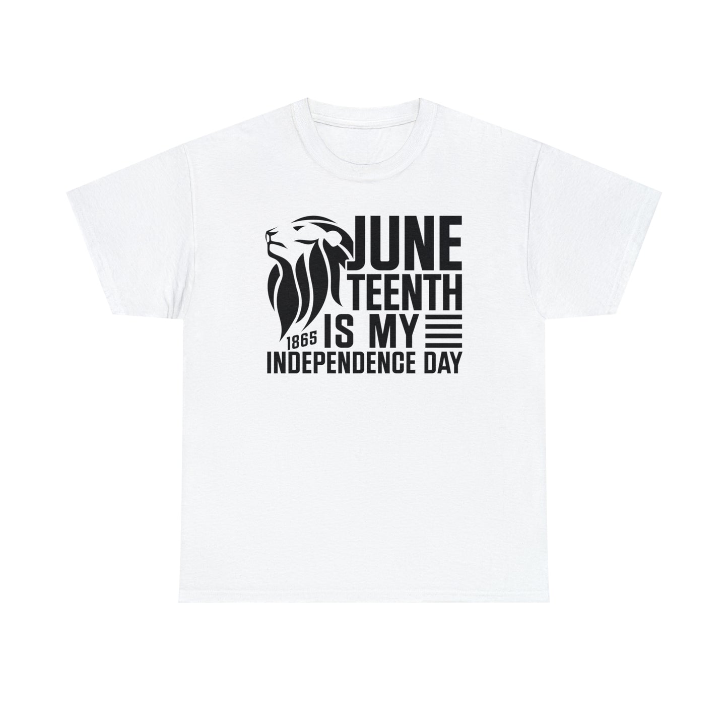 Independence (Vinyl Cut-1 Color) Unisex Heavy Cotton Tee