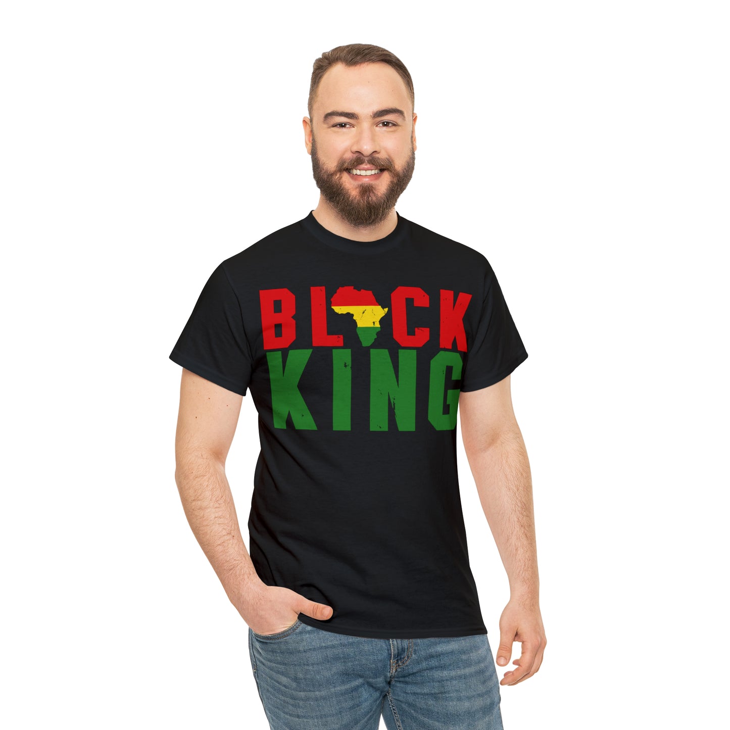 Black King Unisex Heavy Cotton Tee