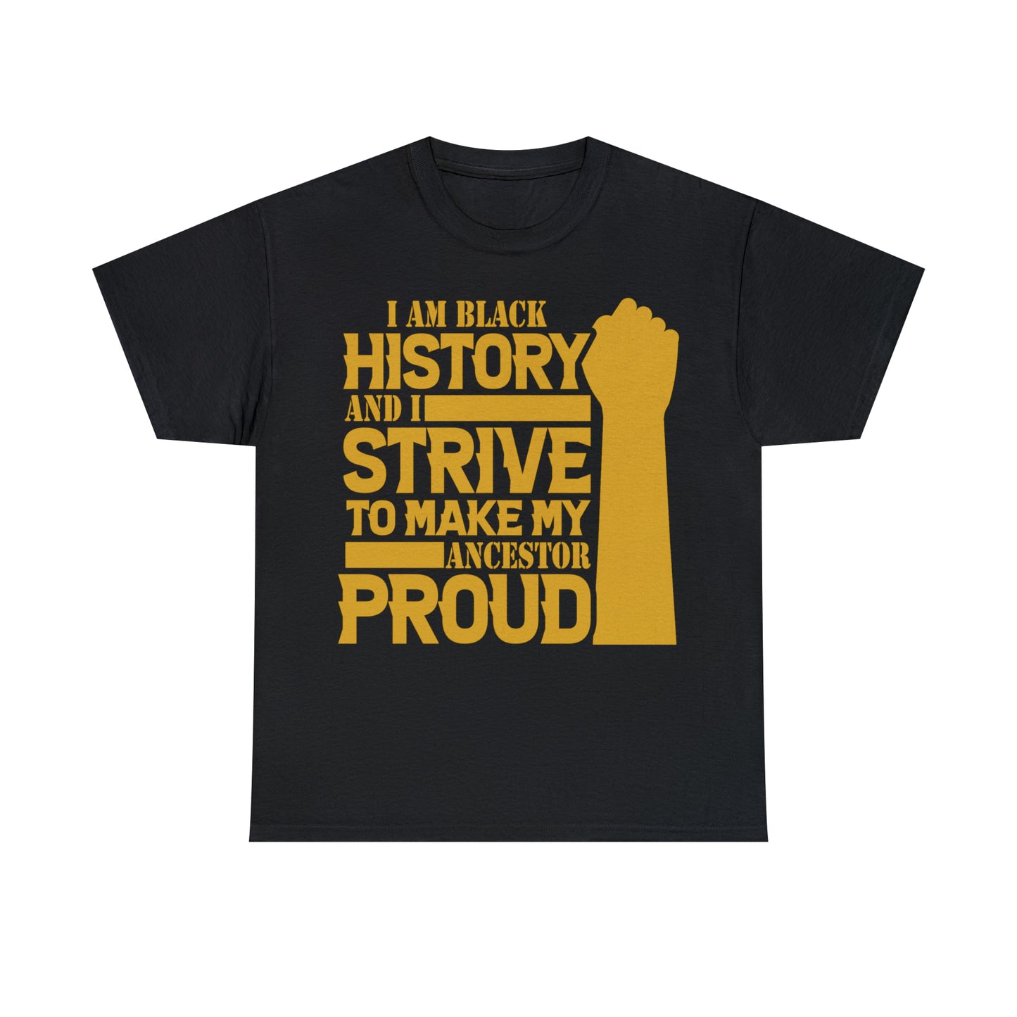 Proud (Vinyl Cut-1 Color) Unisex Heavy Cotton Tee