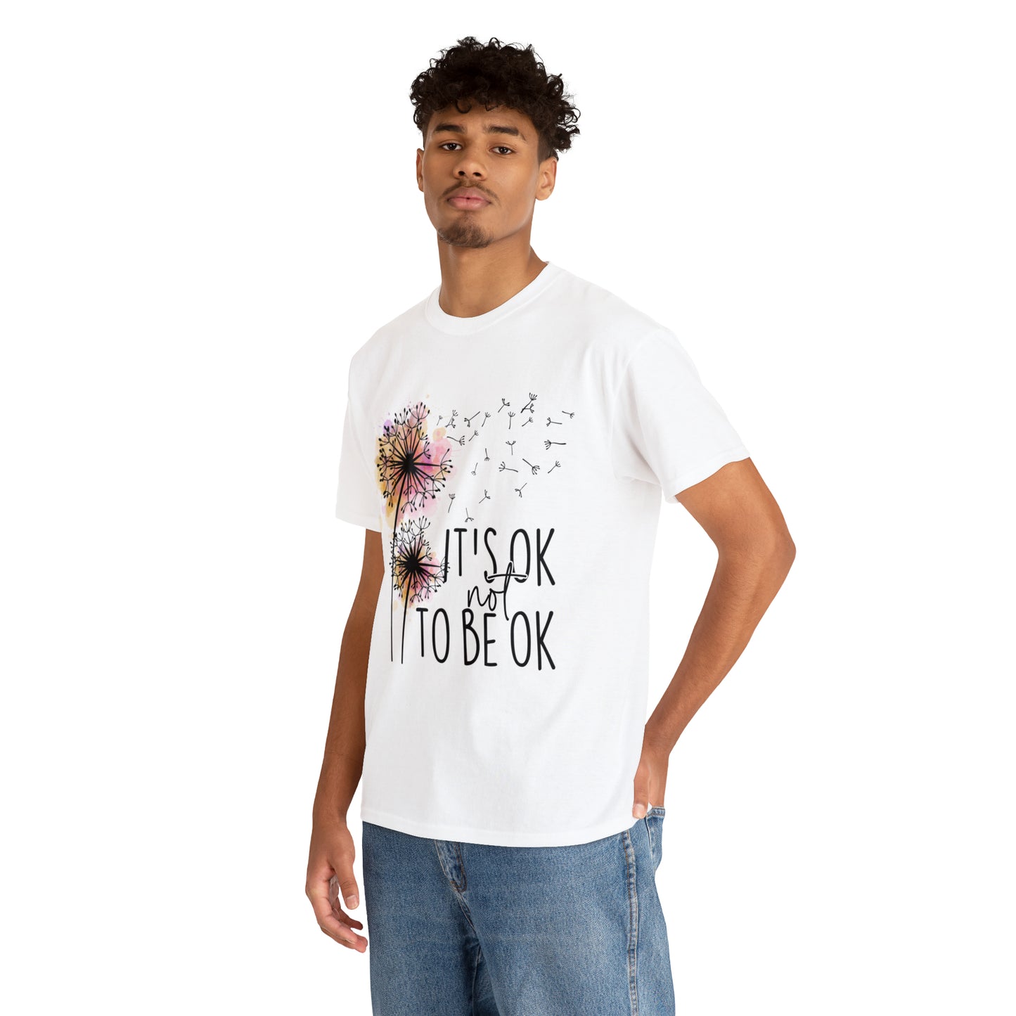 Its Ok not to Be Ok Unisex Heavy Cotton Tee
