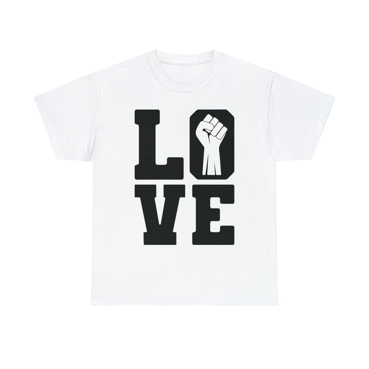 Love (Vinyl Cut-1Color) Unisex Heavy Cotton Tee