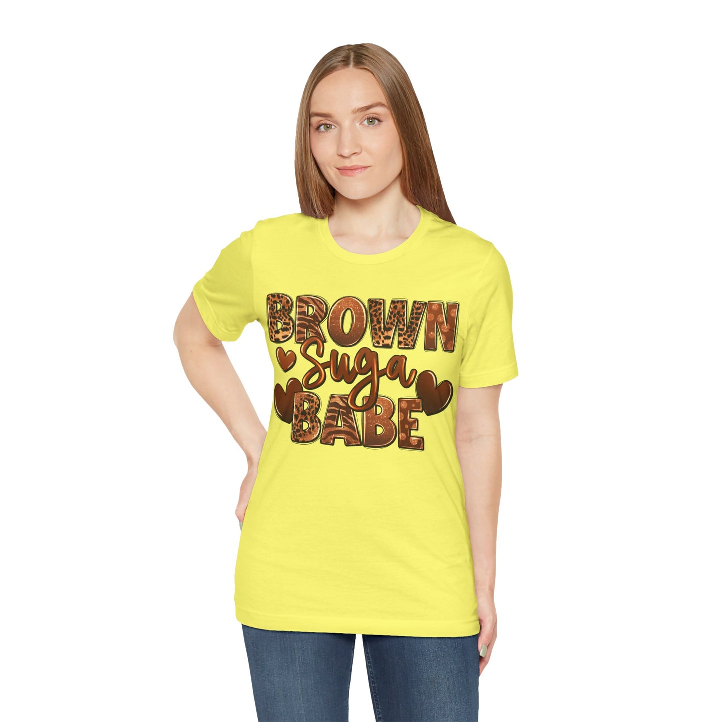 Brown Sugar Unisex Jersey Short Sleeve Tee