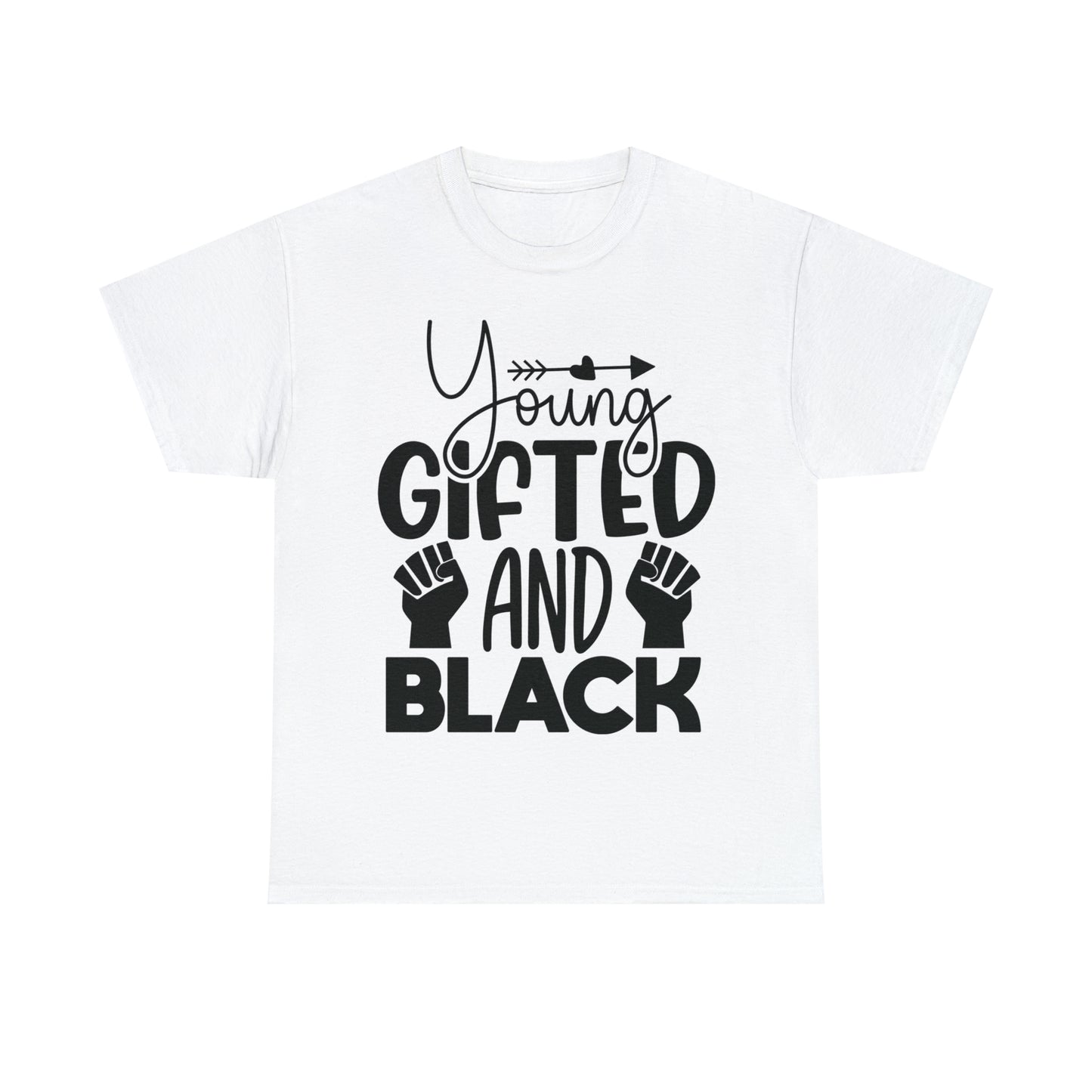 Gifted (Vinyl Cut-1 Color) Unisex Heavy Cotton Tee