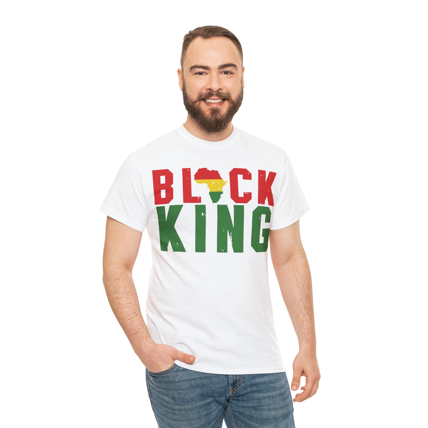 Black King Unisex Heavy Cotton Tee