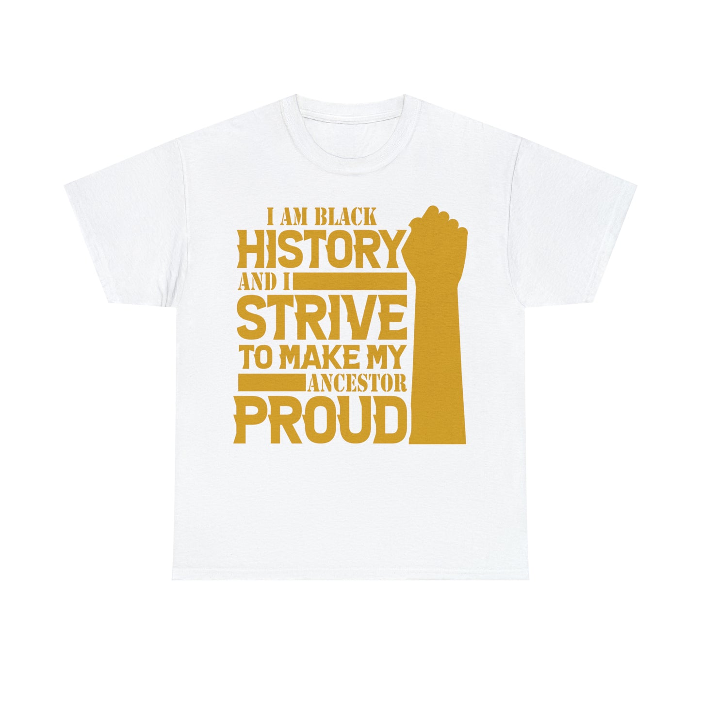 Proud (Vinyl Cut-1 Color) Unisex Heavy Cotton Tee