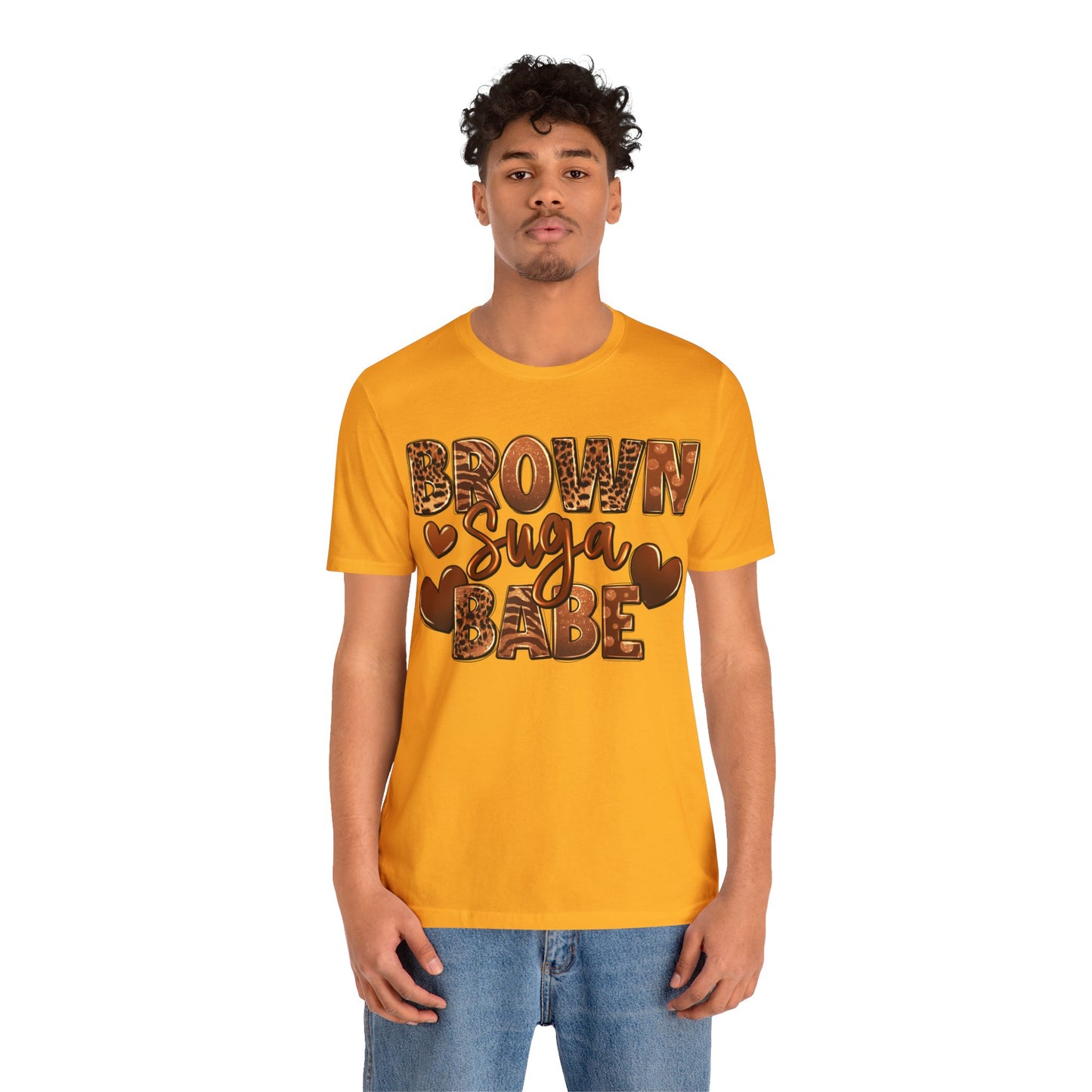 Brown Sugar Unisex Jersey Short Sleeve Tee