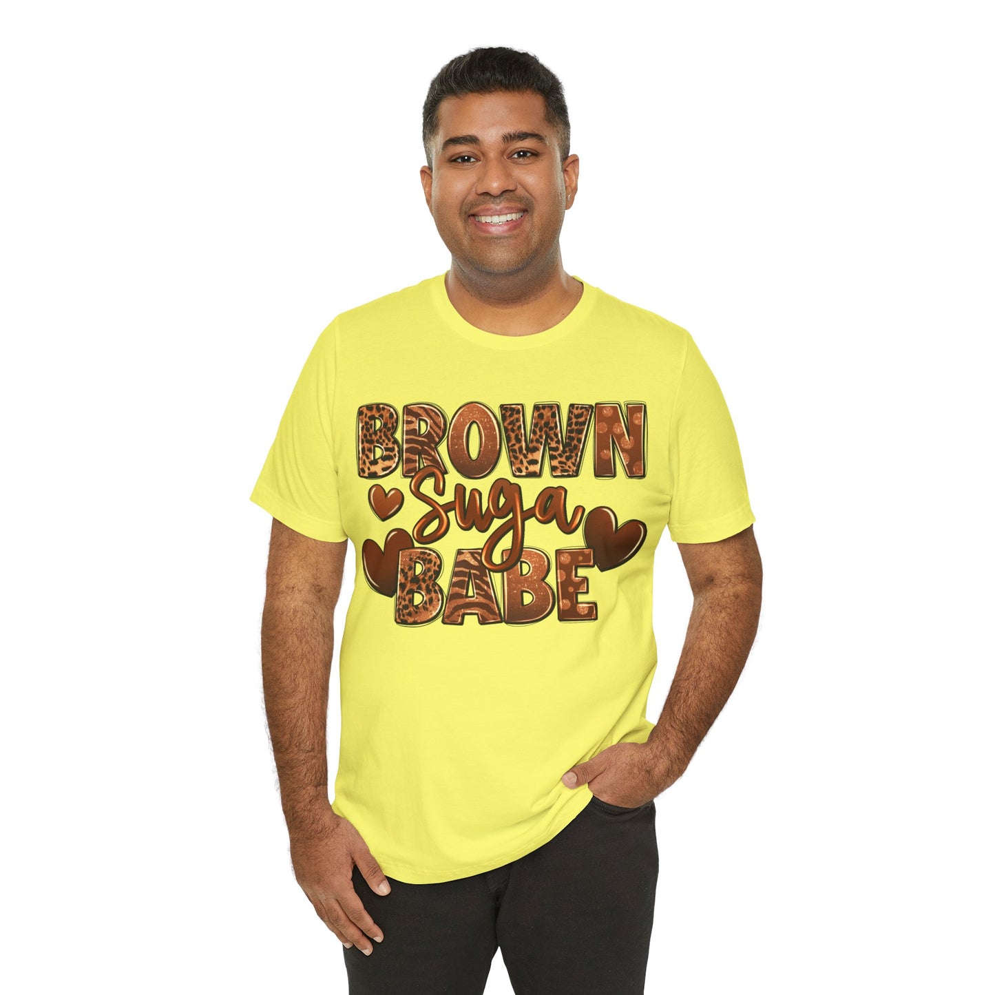 Brown Sugar Unisex Jersey Short Sleeve Tee