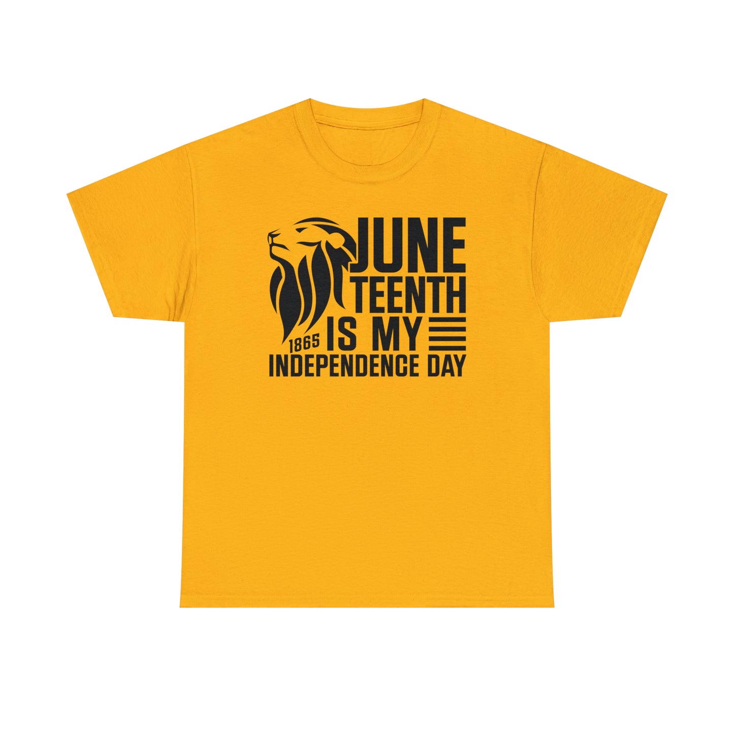 Independence (Vinyl Cut-1 Color) Unisex Heavy Cotton Tee