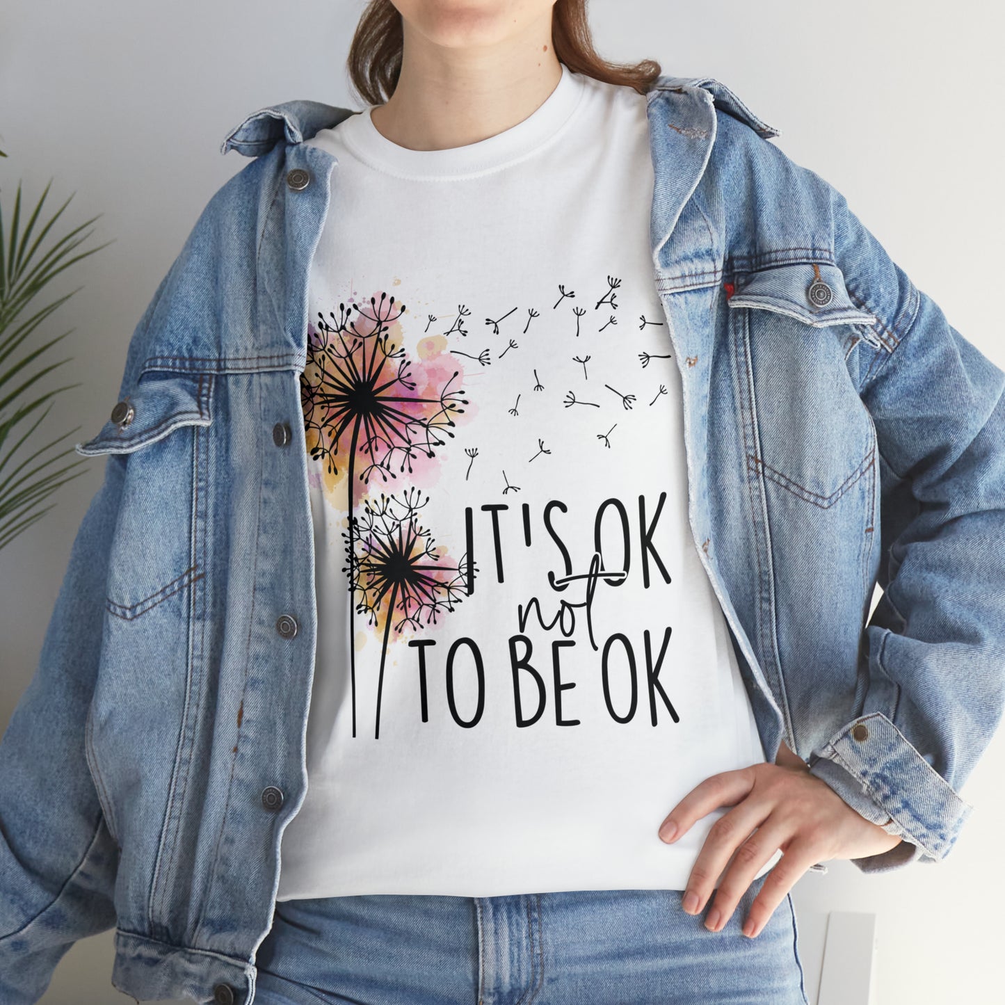 Its Ok not to Be Ok Unisex Heavy Cotton Tee