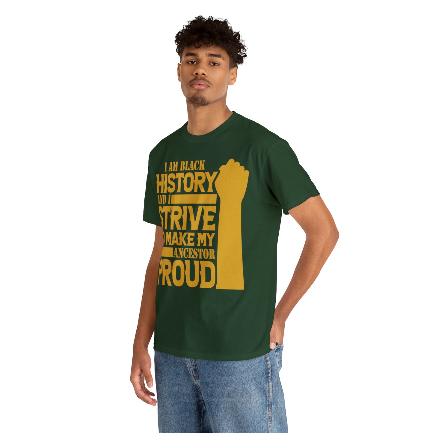 Proud (Vinyl Cut-1 Color) Unisex Heavy Cotton Tee