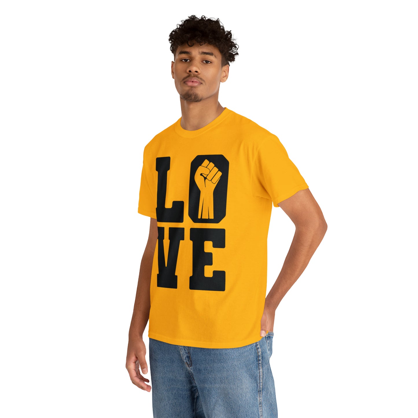 Love (Vinyl Cut-1Color) Unisex Heavy Cotton Tee