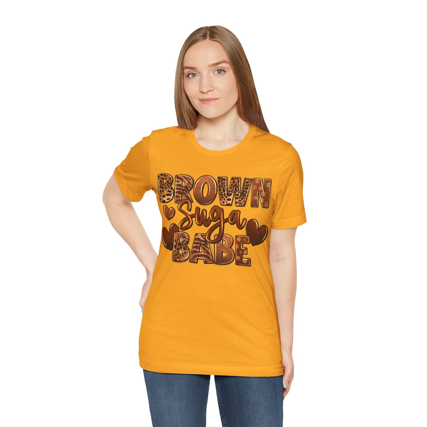 Brown Sugar Unisex Jersey Short Sleeve Tee