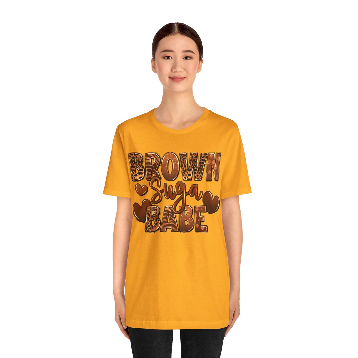 Brown Sugar Unisex Jersey Short Sleeve Tee