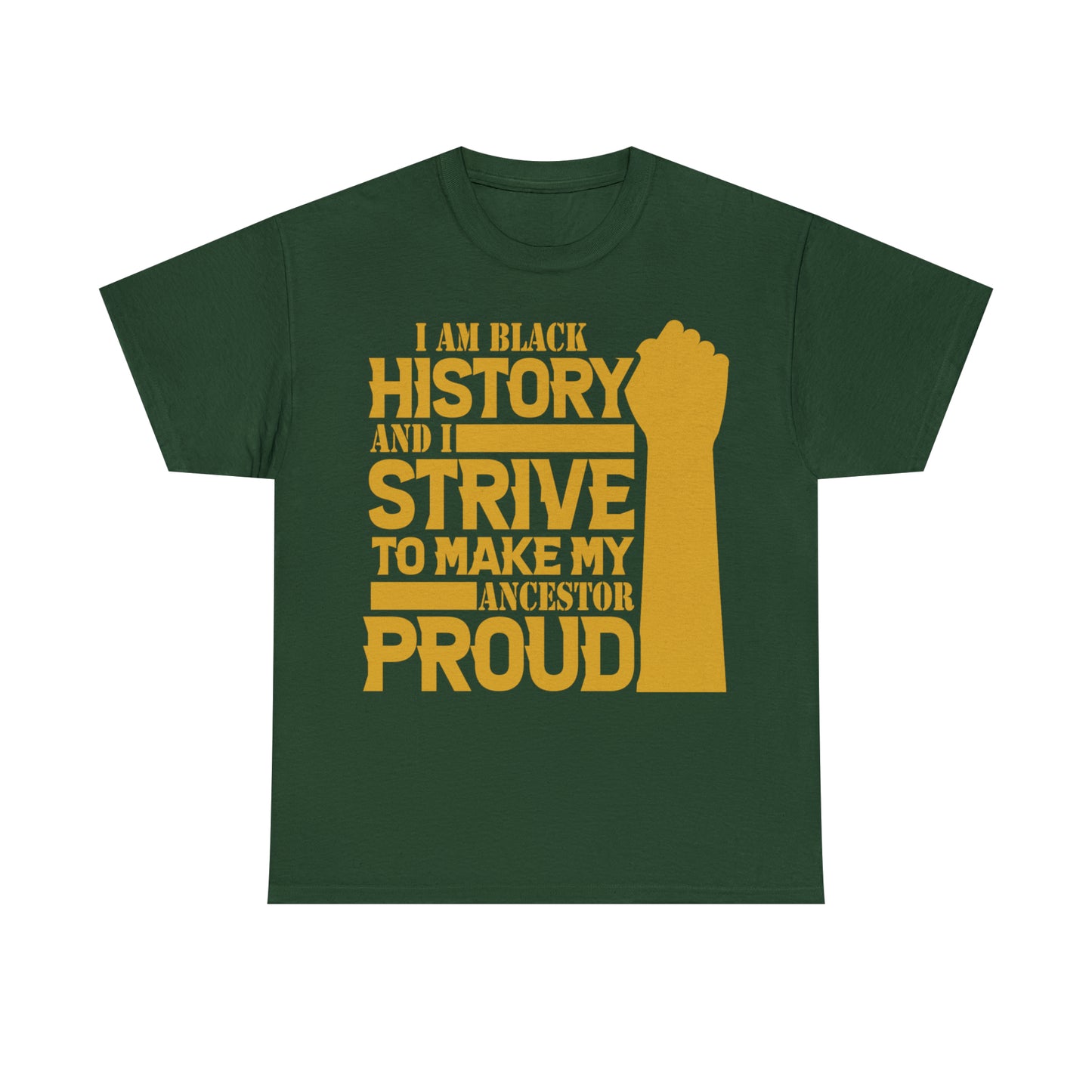 Proud (Vinyl Cut-1 Color) Unisex Heavy Cotton Tee
