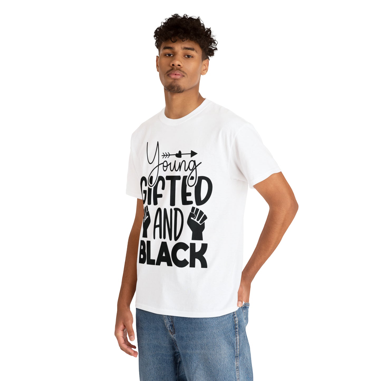 Gifted (Vinyl Cut-1 Color) Unisex Heavy Cotton Tee