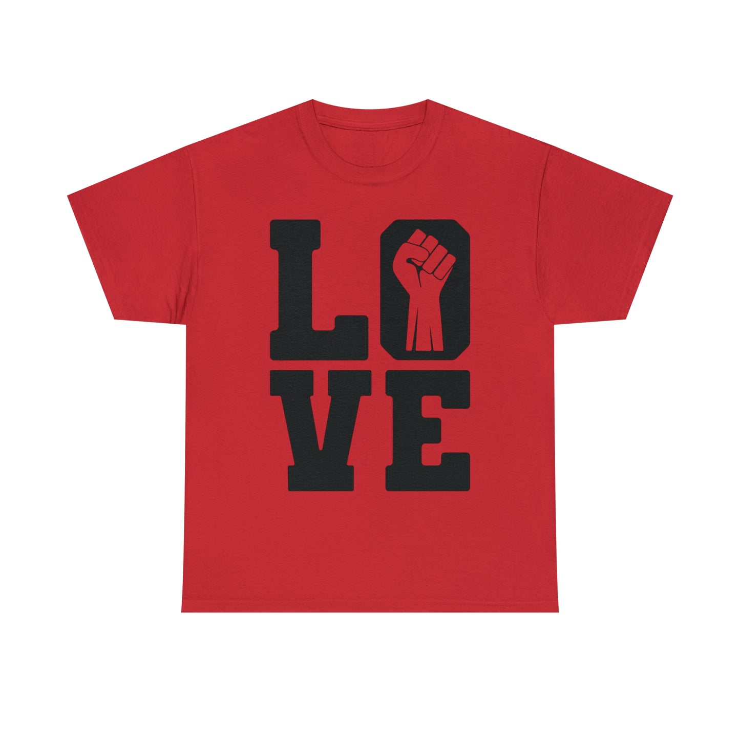 Love (Vinyl Cut-1Color) Unisex Heavy Cotton Tee