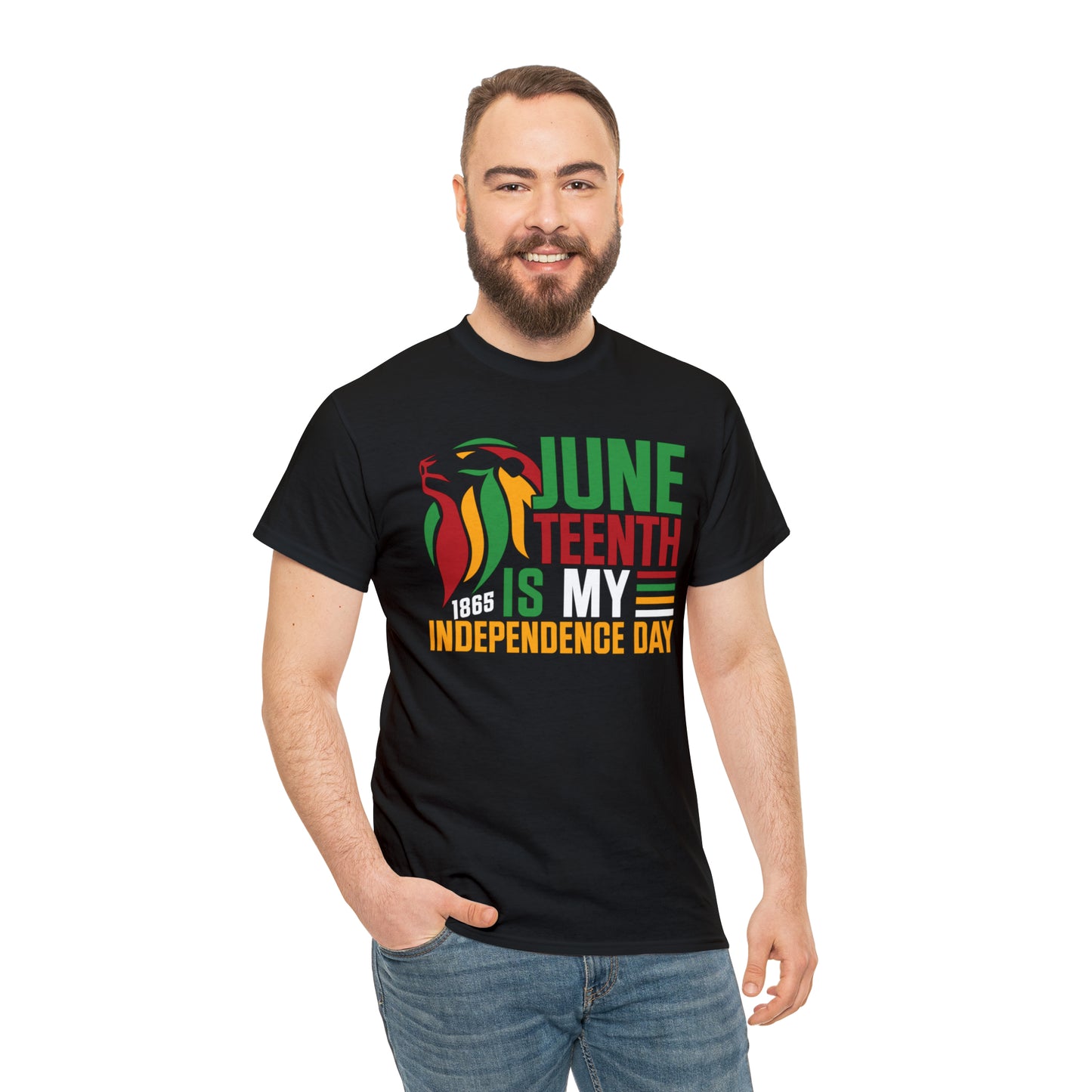 Independence DTF Print Unisex Heavy Cotton Tee