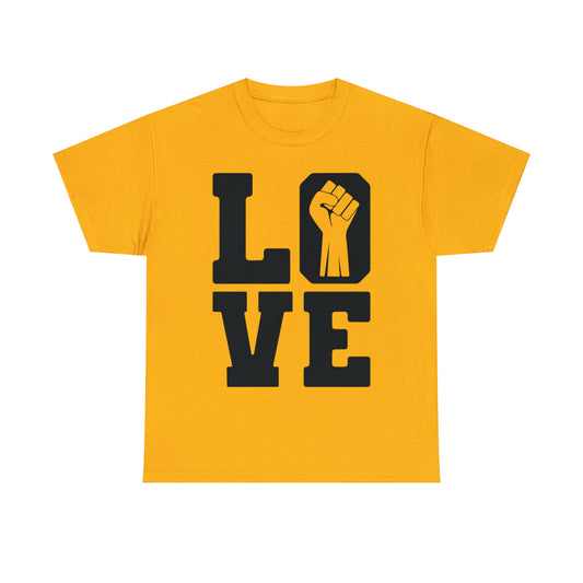 Love (Vinyl Cut-1Color) Unisex Heavy Cotton Tee