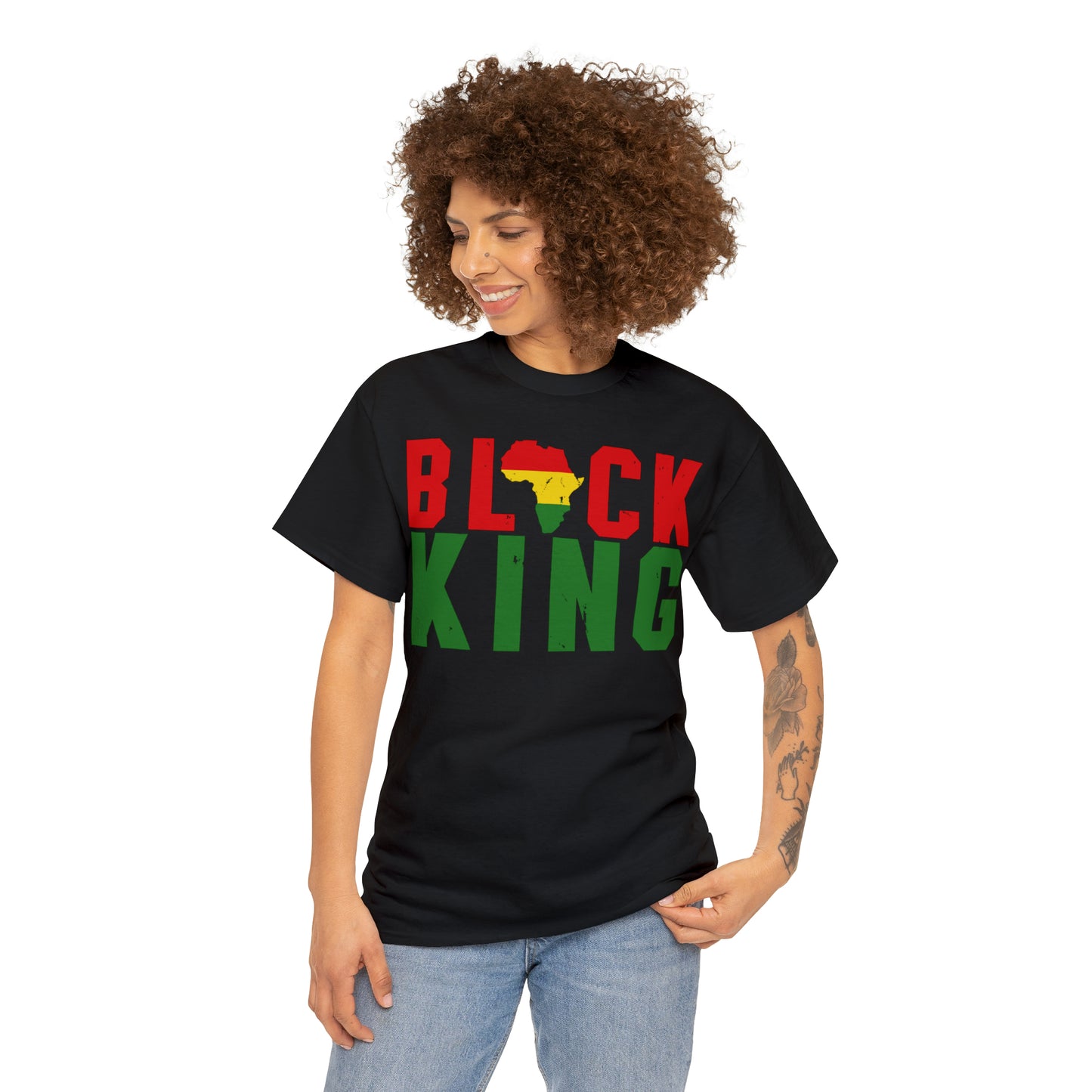 Black King Unisex Heavy Cotton Tee