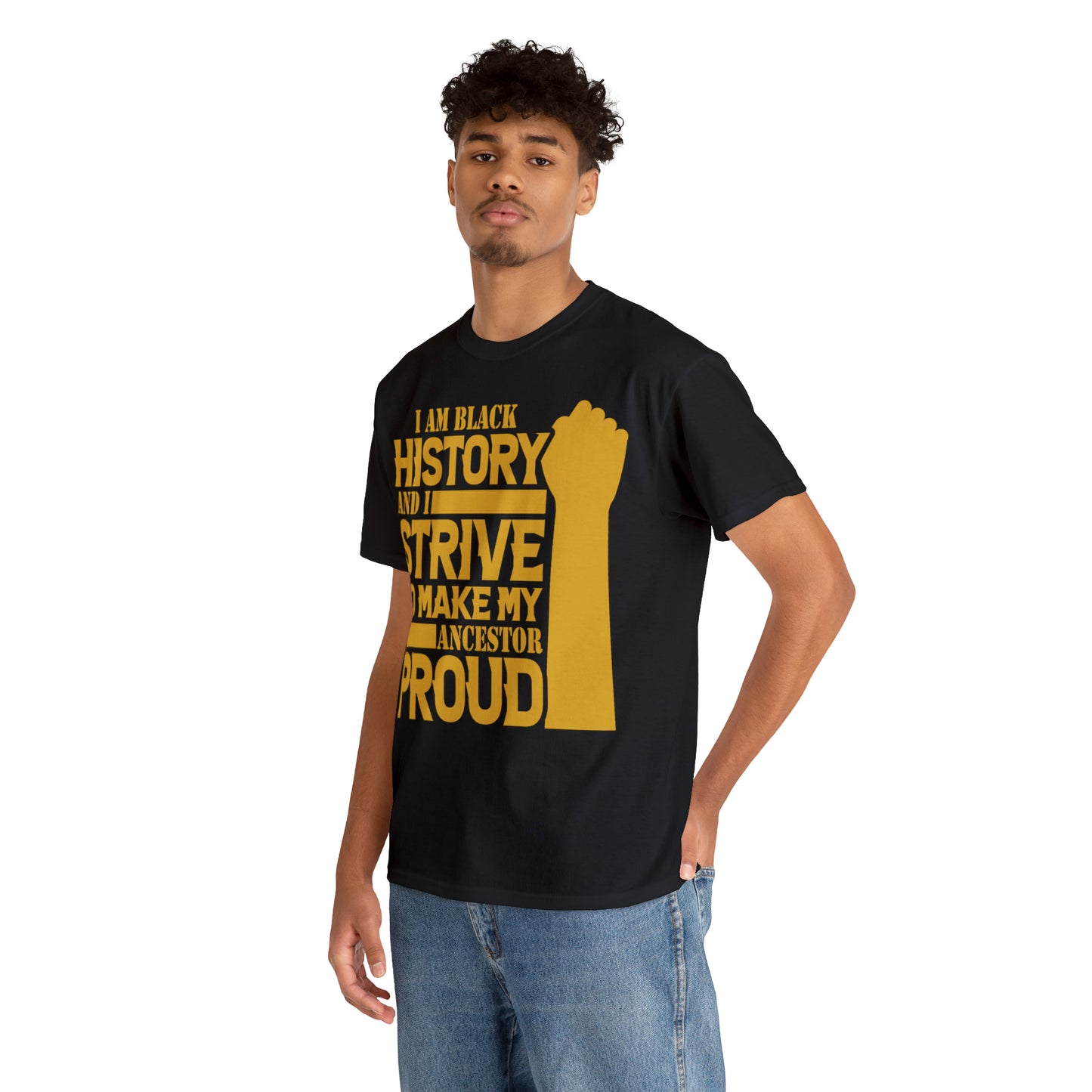 Proud (Vinyl Cut-1 Color) Unisex Heavy Cotton Tee