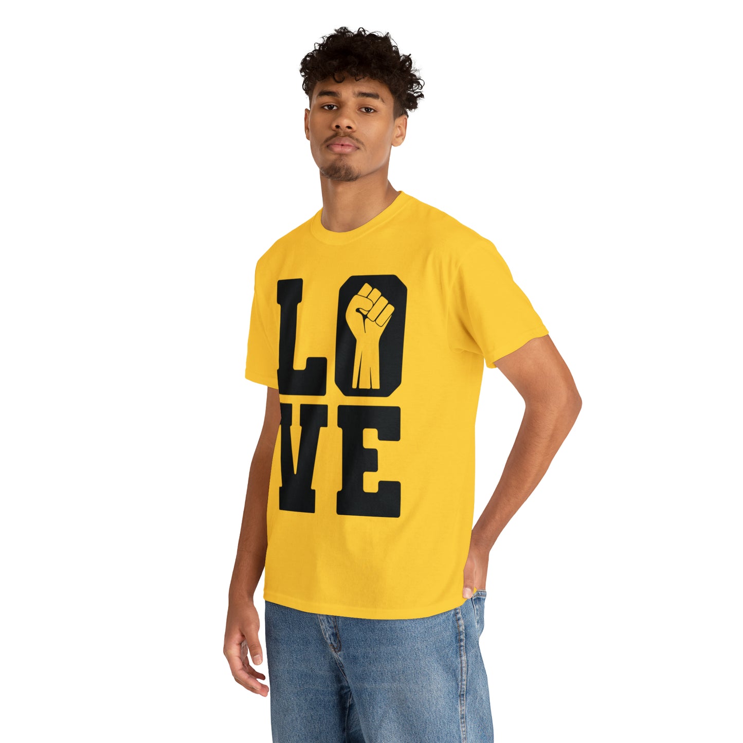 Love (Vinyl Cut-1Color) Unisex Heavy Cotton Tee