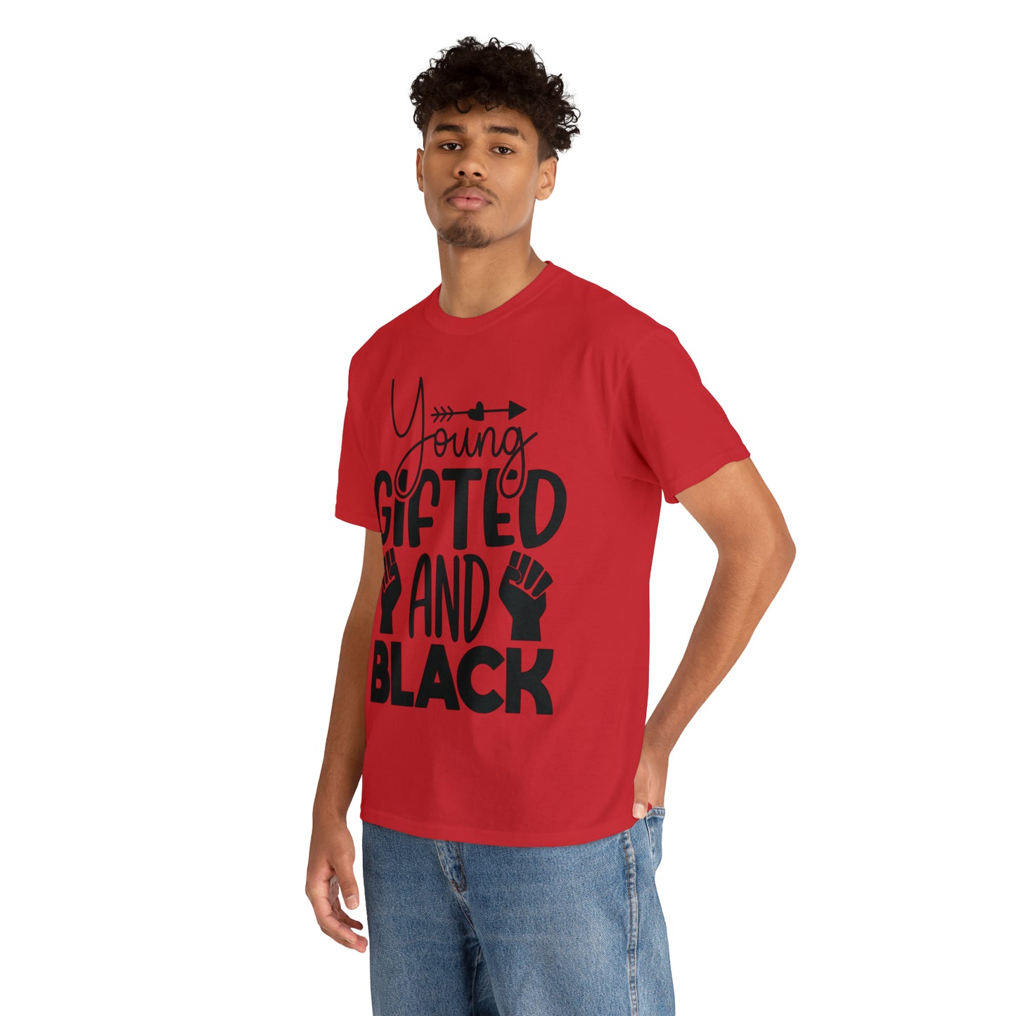 Gifted (Vinyl Cut-1 Color) Unisex Heavy Cotton Tee