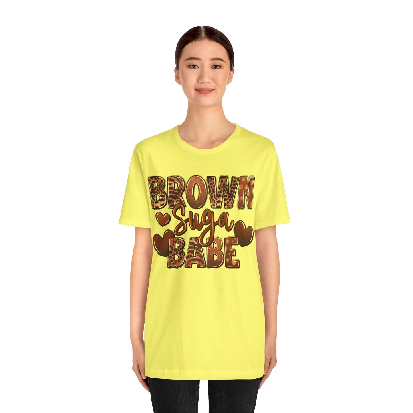 Brown Sugar Unisex Jersey Short Sleeve Tee