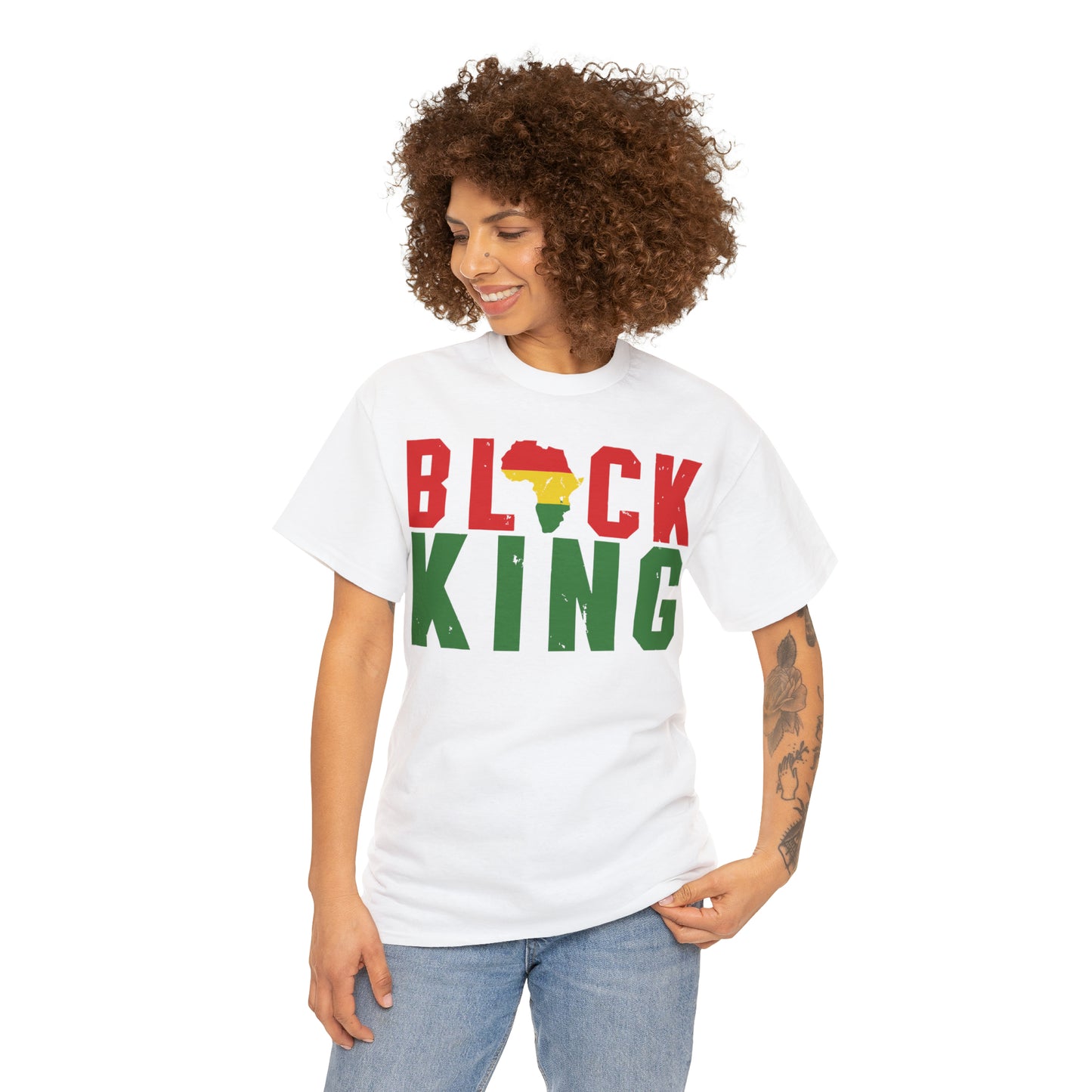 Black King Unisex Heavy Cotton Tee