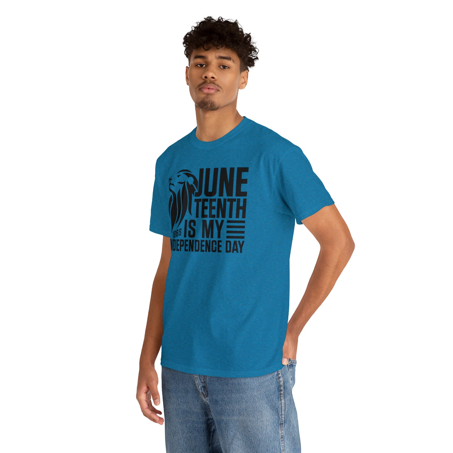 Independence (Vinyl Cut-1 Color) Unisex Heavy Cotton Tee