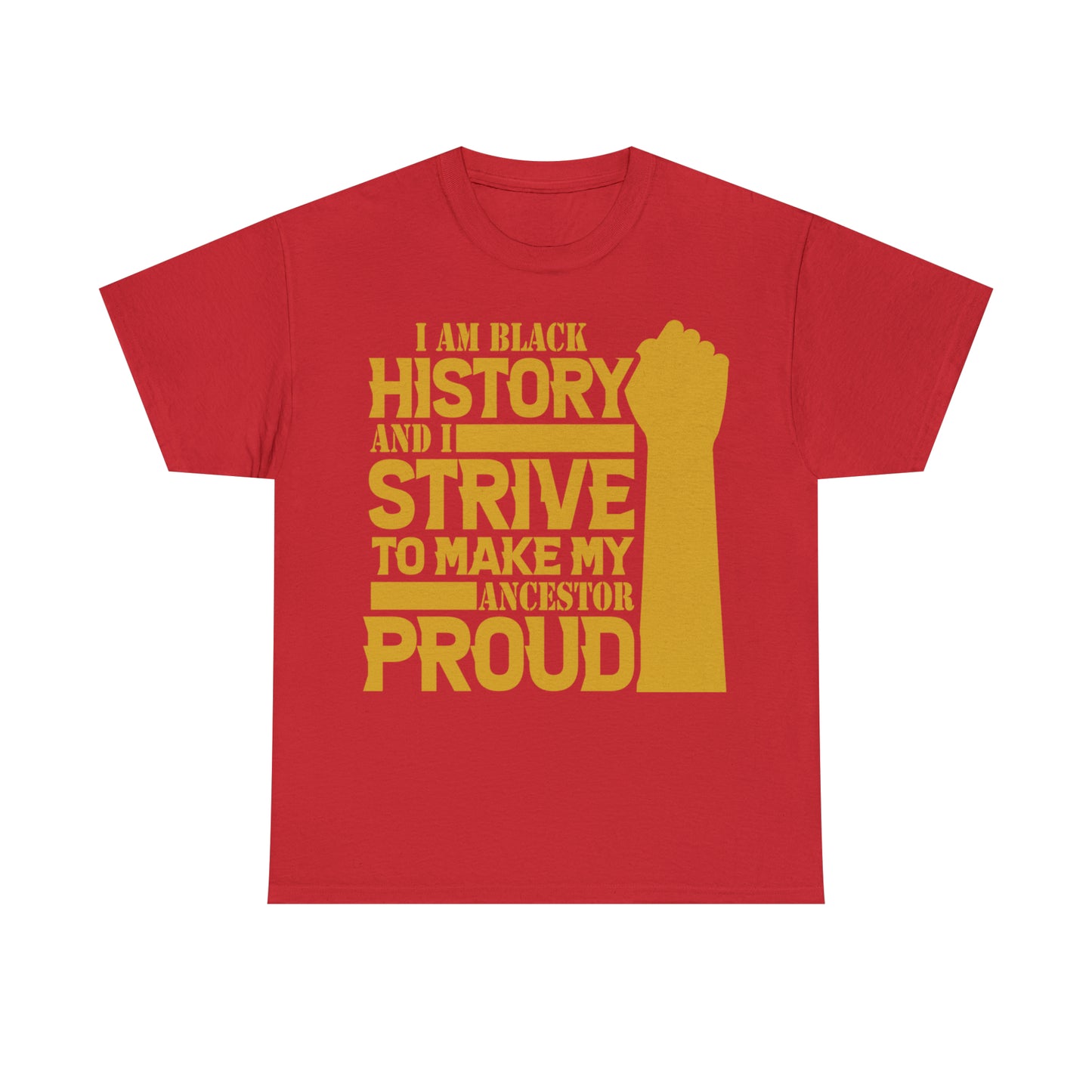 Proud (Vinyl Cut-1 Color) Unisex Heavy Cotton Tee