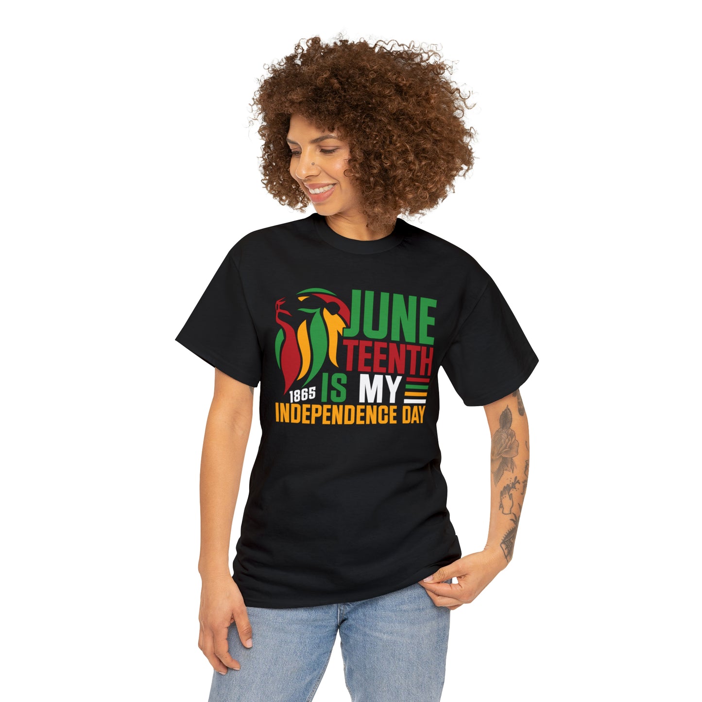 Independence DTF Print Unisex Heavy Cotton Tee