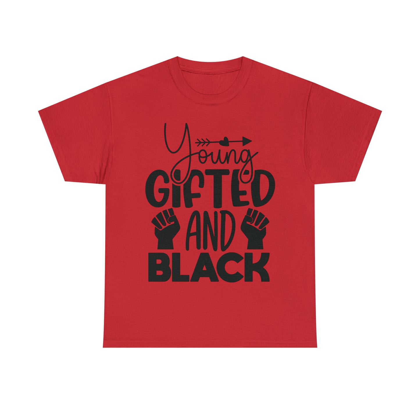 Gifted (Vinyl Cut-1 Color) Unisex Heavy Cotton Tee
