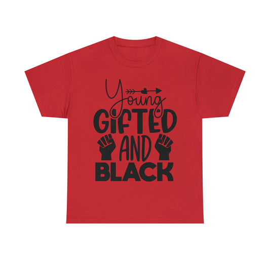 Gifted (Vinyl Cut-1 Color) Unisex Heavy Cotton Tee