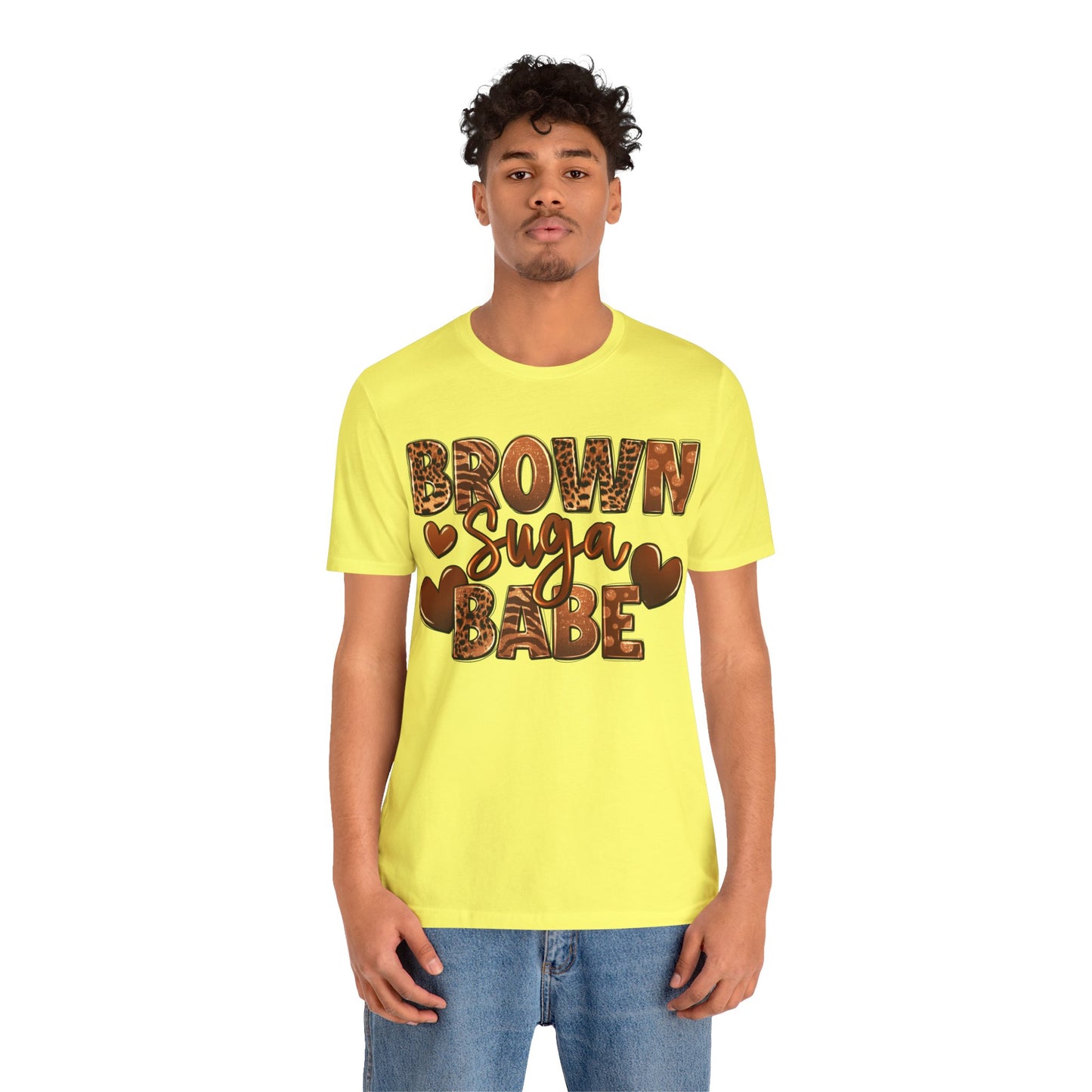 Brown Sugar Unisex Jersey Short Sleeve Tee