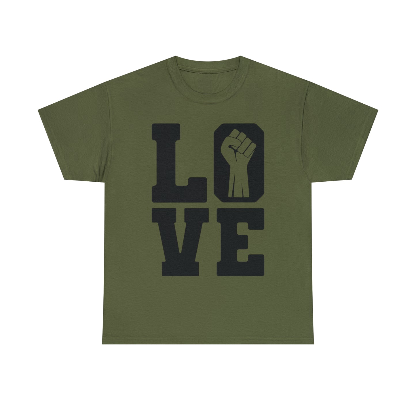 Love (Vinyl Cut-1Color) Unisex Heavy Cotton Tee