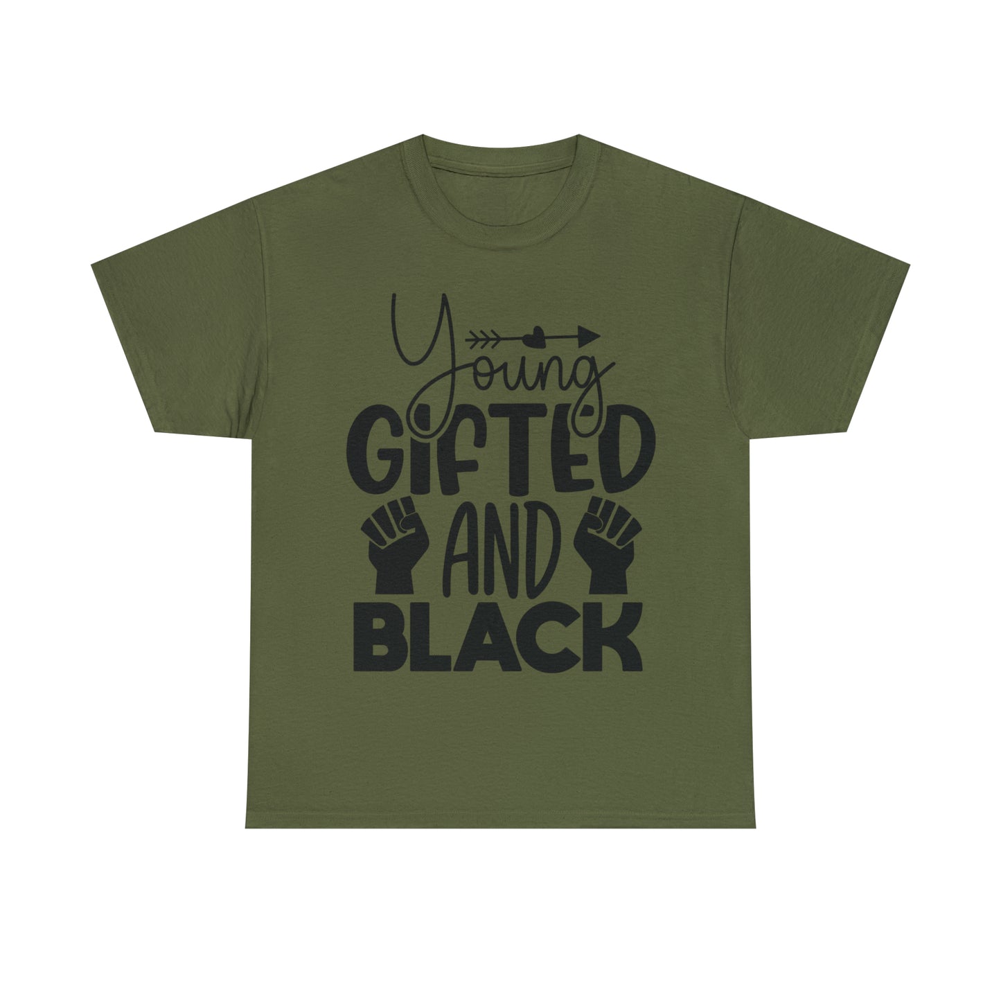 Gifted (Vinyl Cut-1 Color) Unisex Heavy Cotton Tee