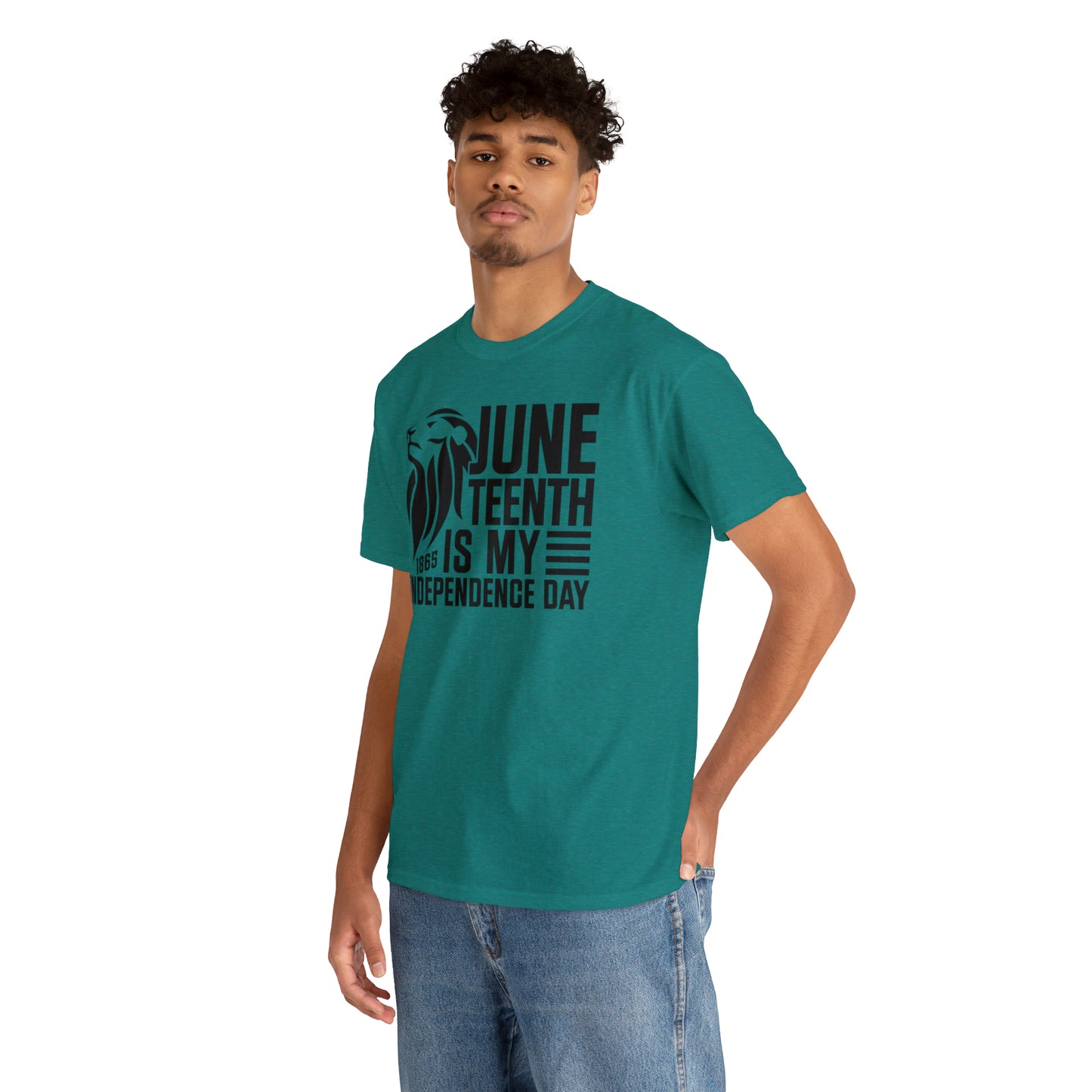 Independence (Vinyl Cut-1 Color) Unisex Heavy Cotton Tee