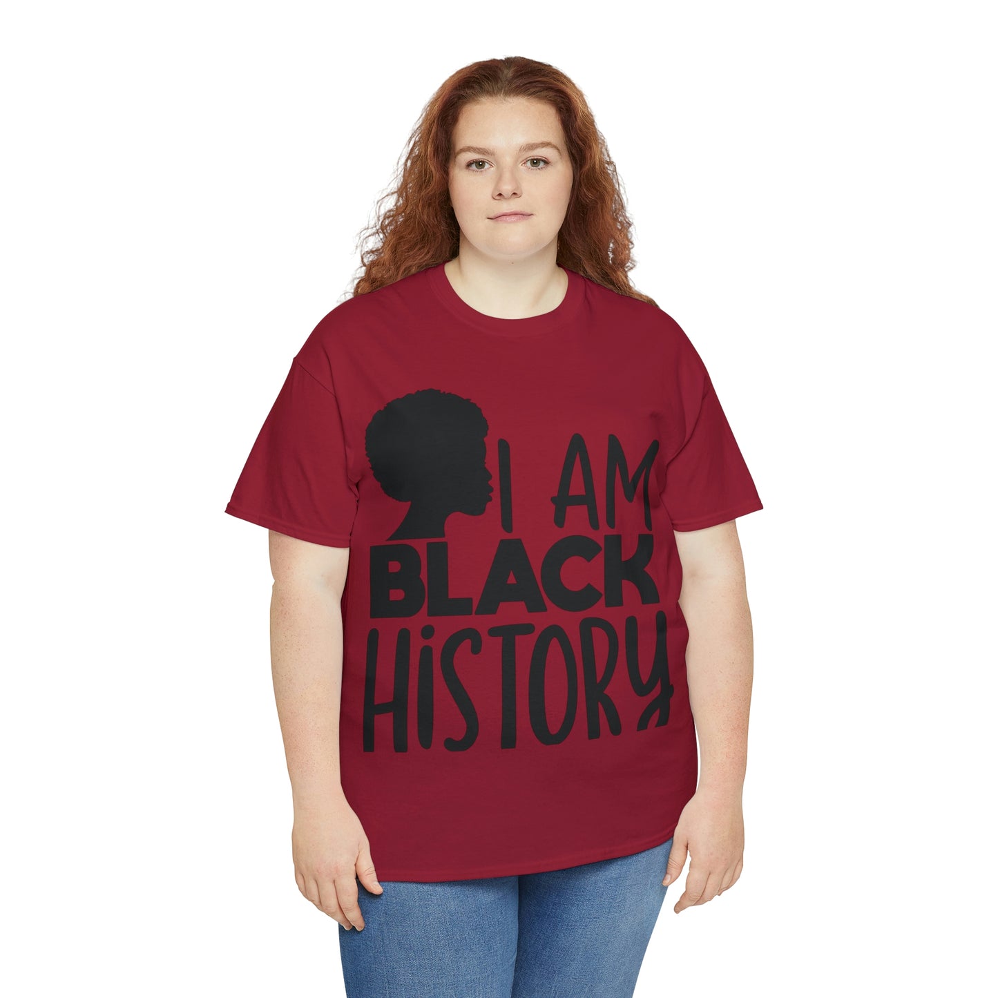 I Am Black History Unisex Heavy Cotton Tee