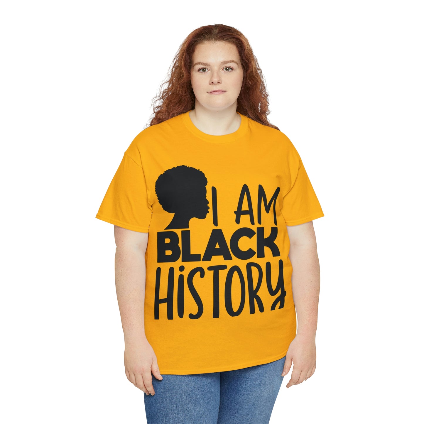 I Am Black History Unisex Heavy Cotton Tee