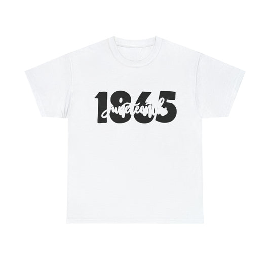 1865 (Vinyl Print-1 Color) Unisex Heavy Cotton Tee