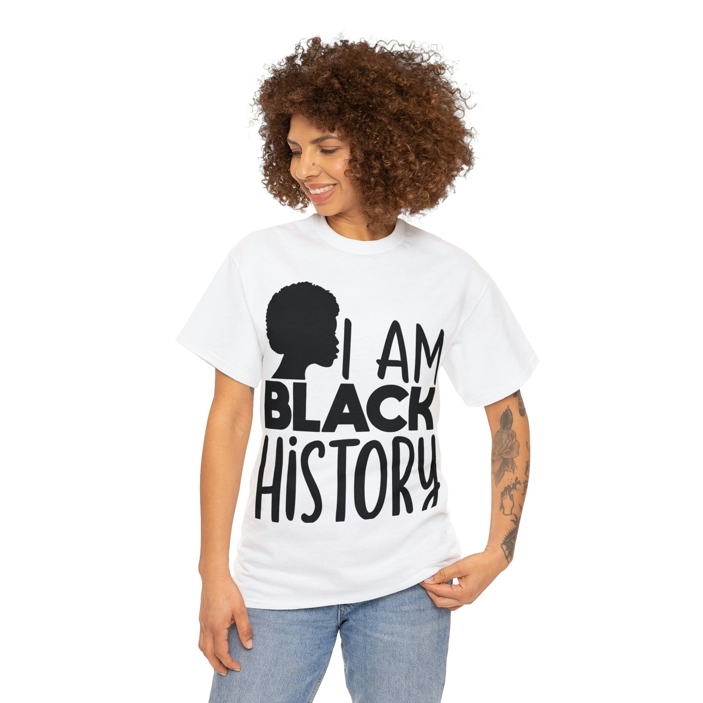 I Am Black History Unisex Heavy Cotton Tee