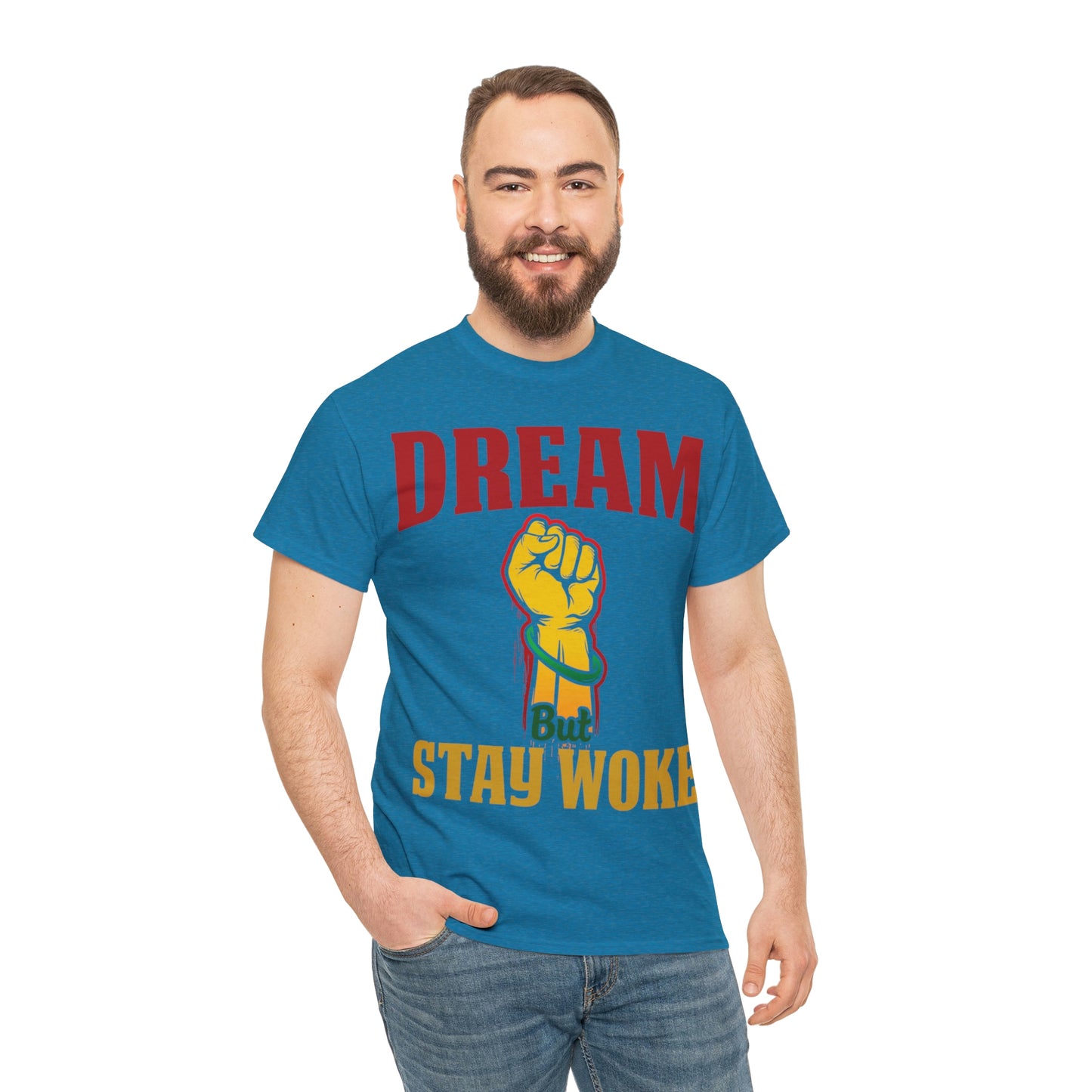 Dream/Woke Unisex Heavy Cotton Tee