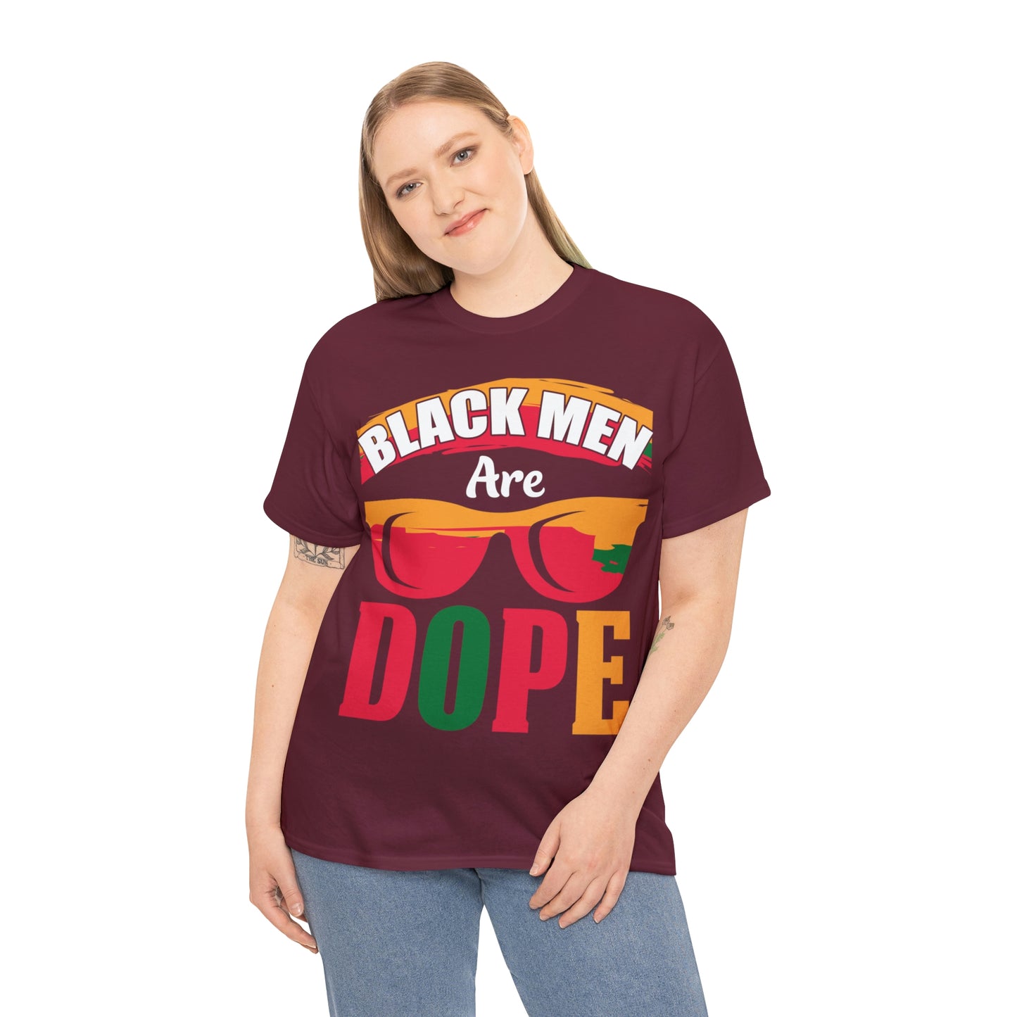 Black Man Dope Unisex Heavy Cotton Tee