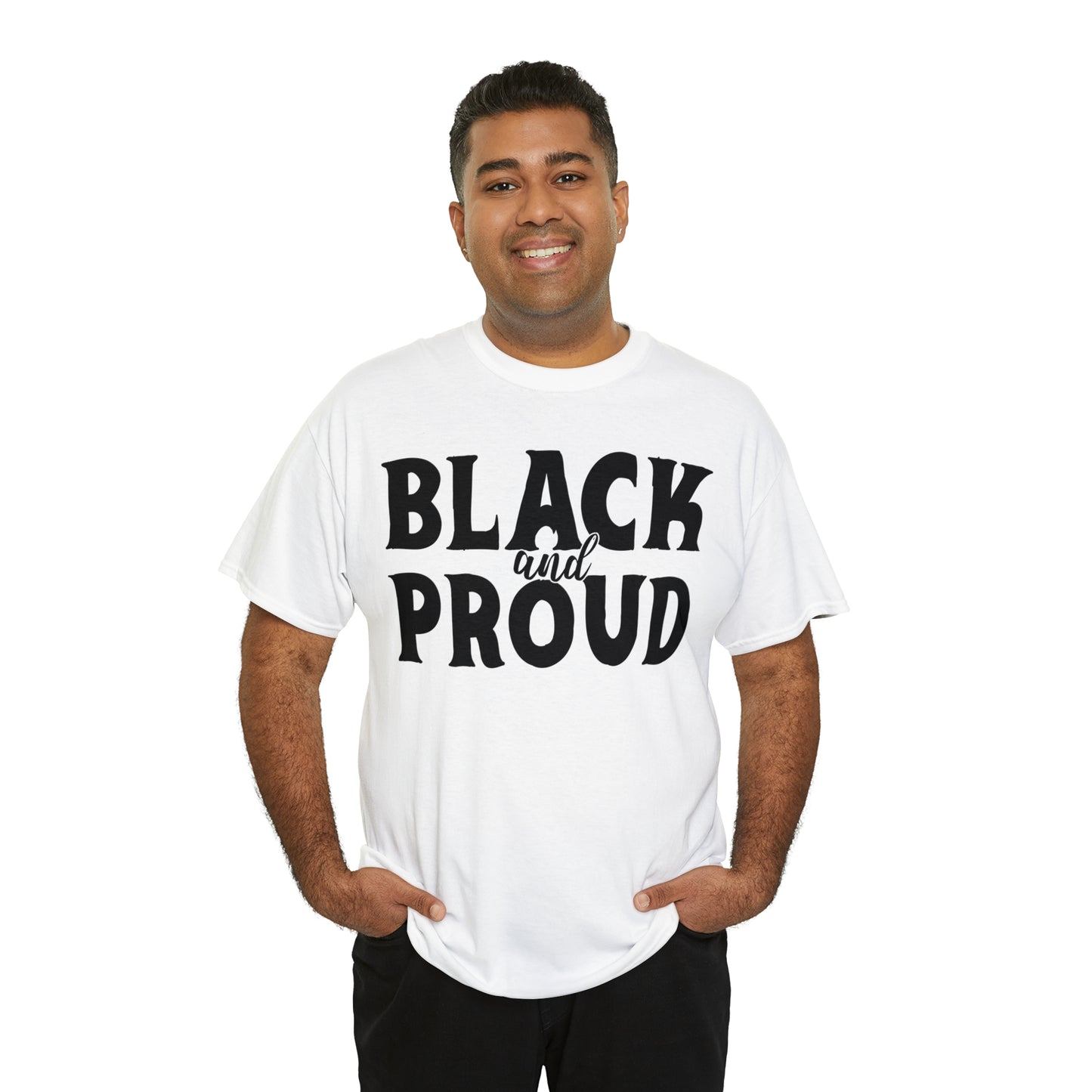 Proud (Vinyl Cut-1Color) Unisex Heavy Cotton Tee
