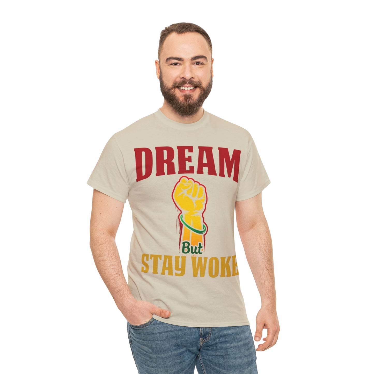 Dream/Woke Unisex Heavy Cotton Tee