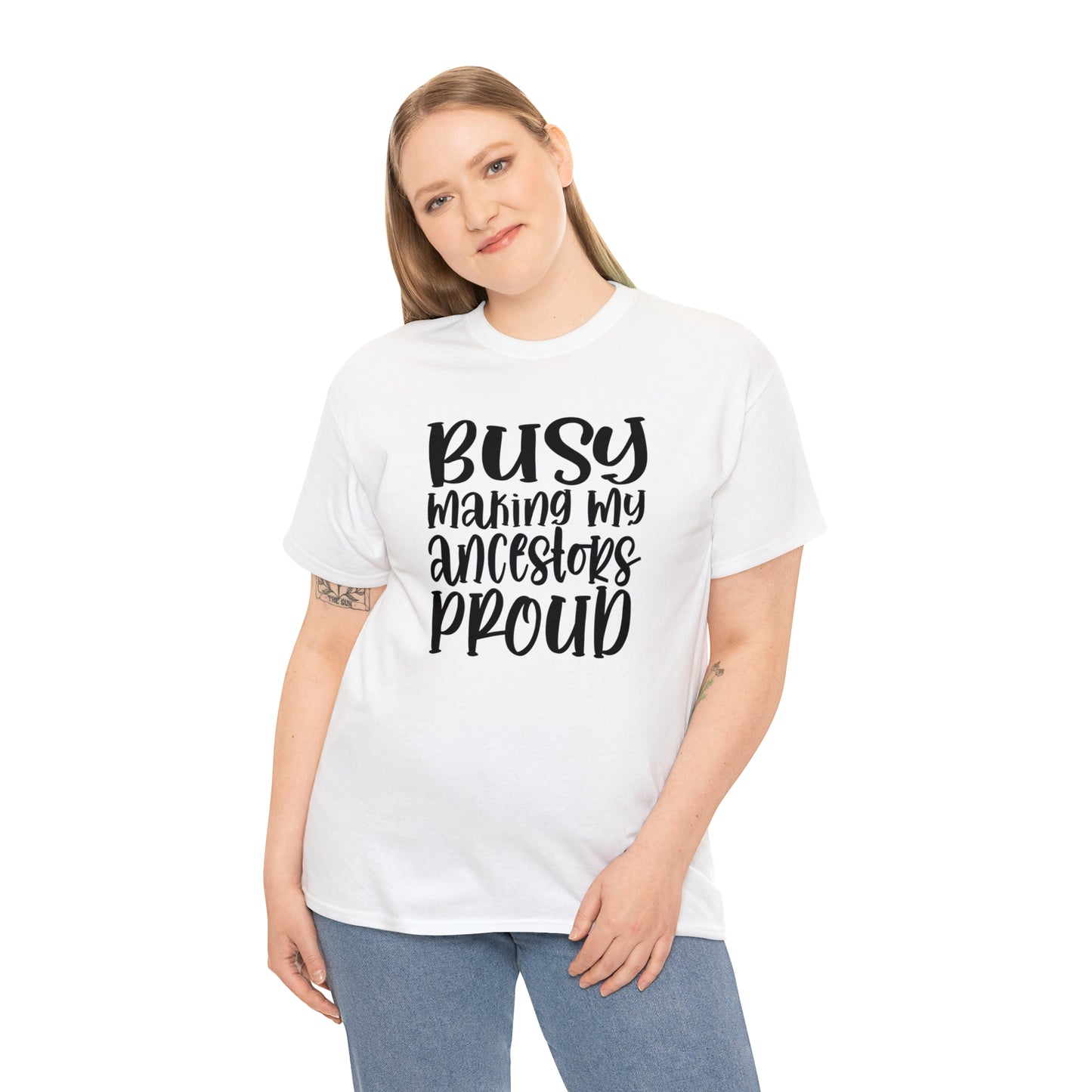 Proud (Vinyl Cut-1 color) Unisex Heavy Cotton Tee