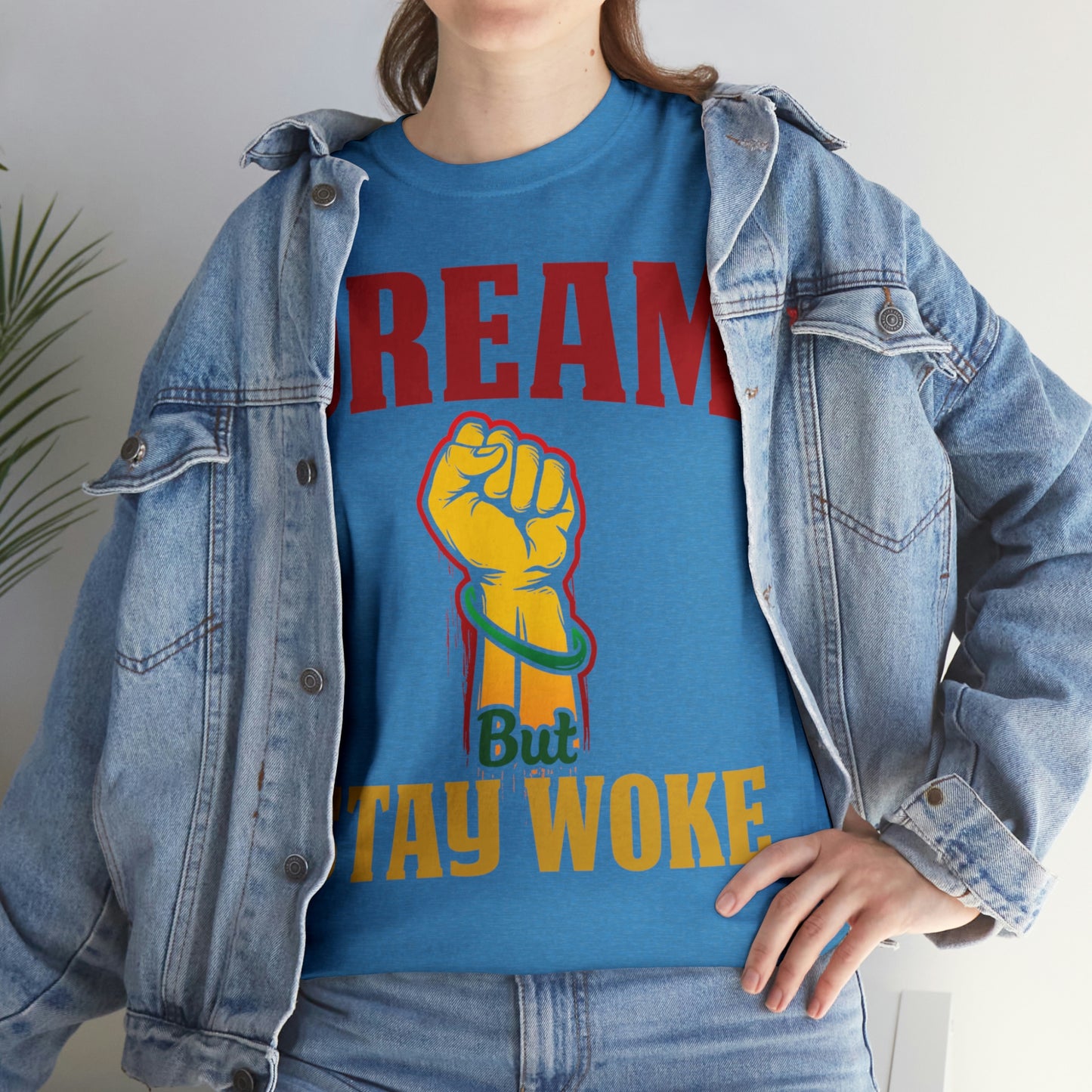 Dream/Woke Unisex Heavy Cotton Tee
