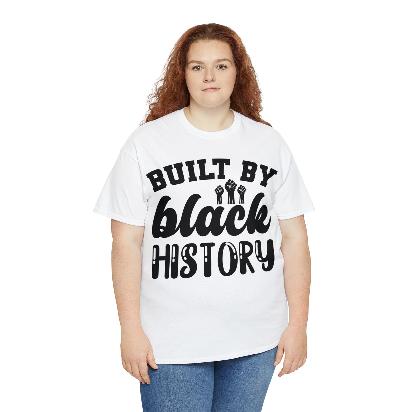 Built (Vinyl Cut-1 Color) Unisex Heavy Cotton Tee