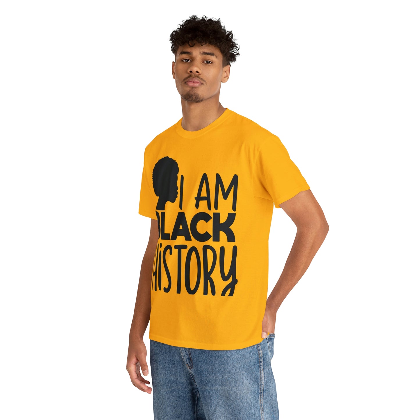 I Am Black History Unisex Heavy Cotton Tee